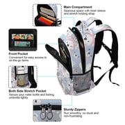 ALAZA Cartoon Cute Bear Face Backpack Elementary School Bag Bookbag Travel Rucksack