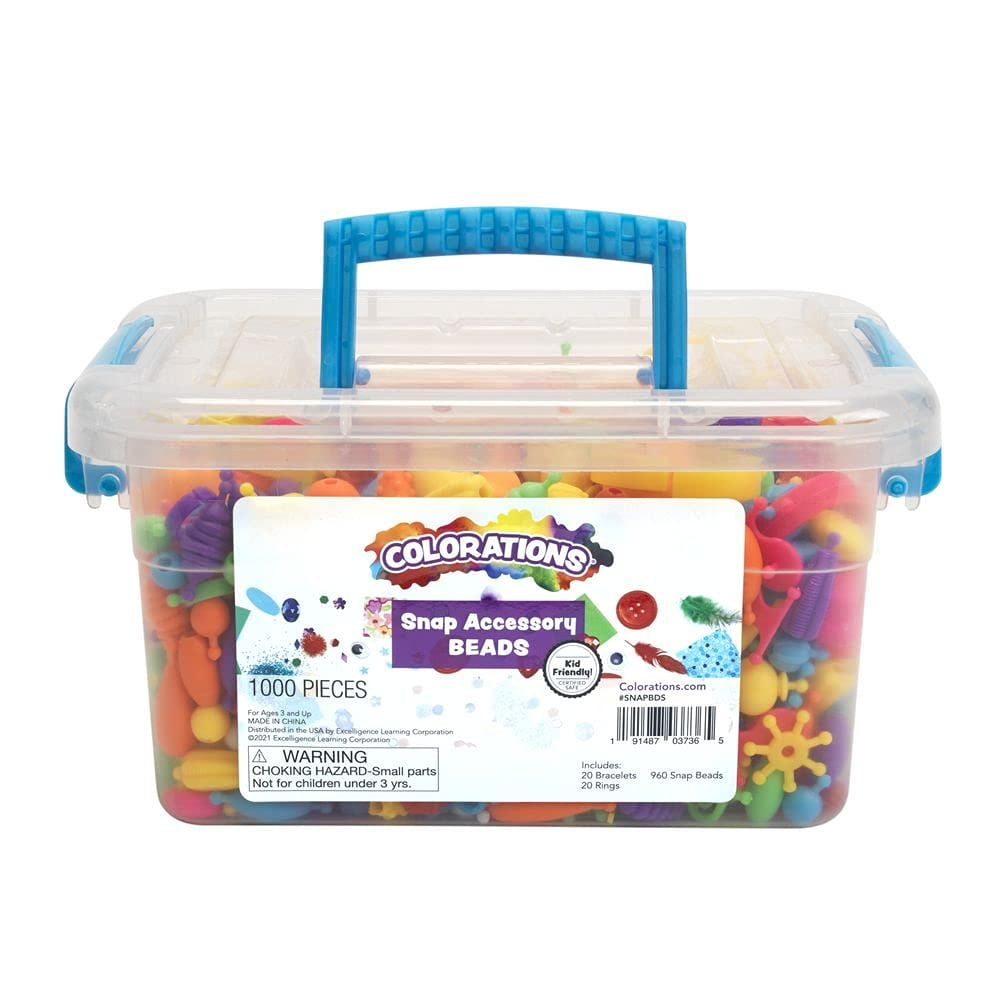 Colorations Snap Accessory Beads - Set of 1000