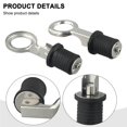 thumbnail image 2 of Easy Install 2 x 1 Inch Drain Plugs in Rubber and Stainless Steel Material, 2 of 2