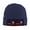 Navy Blue, variant on Flag Of Haiti Beanie Hat Men Women Warm Printed Cap Knit Beanies Hats Outdoor Winter Deep Heather