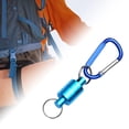 thumbnail image 2 of Clip Mosquetón Soporte De Liberación De Red De Metal Para Hamacas Columpio De Escalada Azul, 2 of 8