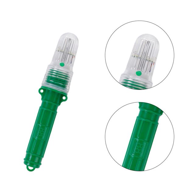 Lámpara de baliza LED Luces de camping impermeables de plástico para artes de pesca (verde) Likrtyny Para Estrenar