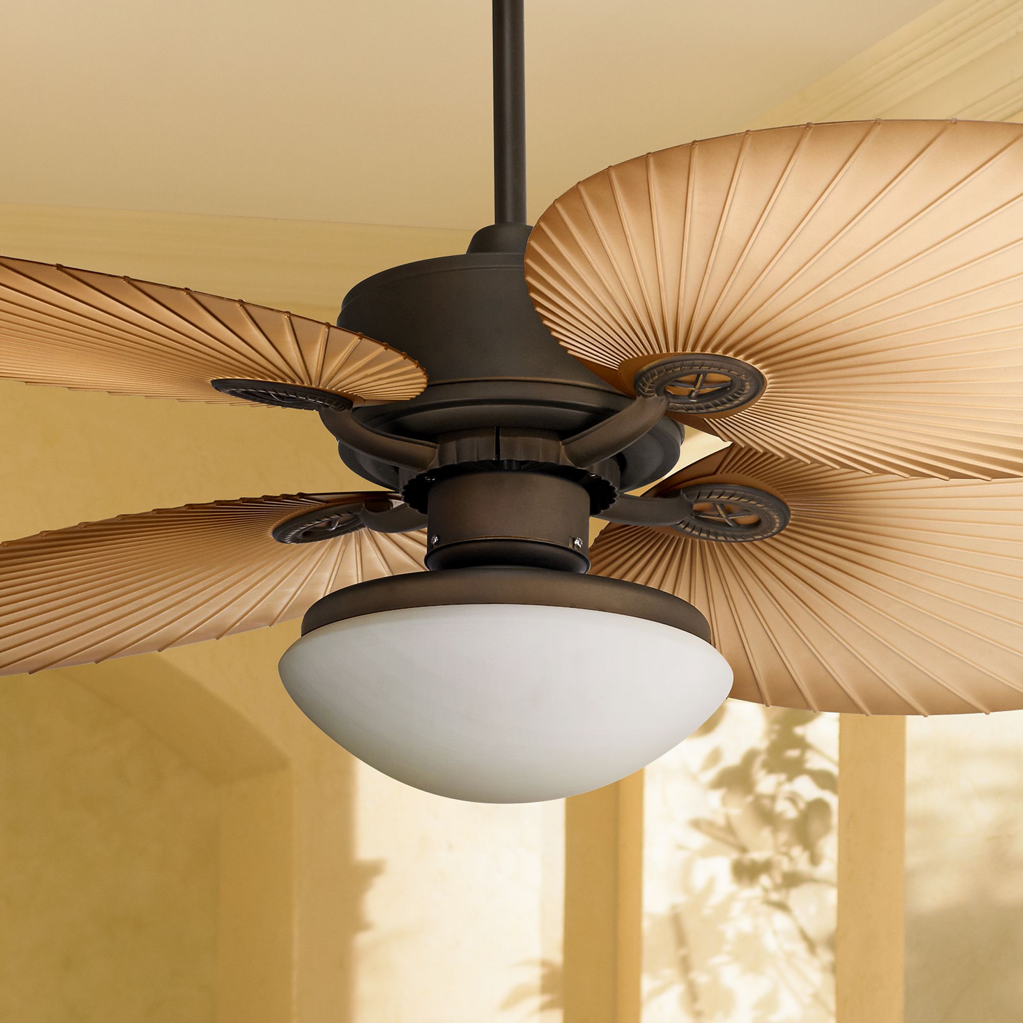 52 Casa Vieja Tropical Outdoor Ceiling Fan With Light Led Oil