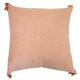 thumbnail image 2 of Lea Unlimited Tie Dyed Coral Chenille Tile Accent Pillow, 2 of 3