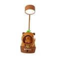 thumbnail image 2 of Lámpara de escritorio LED de Capybara luz de la noche recargable decoración de la habitación lámpara de mesa de dibujos animados para niños estudio de Césped, 2 of 8