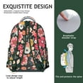 thumbnail image 5 of Boho Tribal Backpack for College - Vintage Print & Sturdy Oxford Construction | Roomy 17" Laptop Pocket, Large Capacity Waterproof Backpack for School & Commuting, 5 of 6