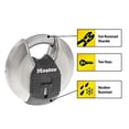 thumbnail image 2 of Llave Magnum M40XKAD de acero inoxidable Padlock Master Lock, color plateado, 2 of 6