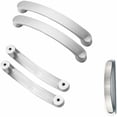 thumbnail image 5 of Lishi Silver Kitchen Cabinet Handle - 96mm Hole Distance - Set of 6 Pieces with Screws, 5 of 5