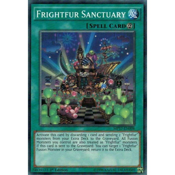 YuGiOh 2017 Mega-Tin Mega Pack Common Frightfur Sanctuary MP17-EN098