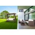 thumbnail image 2 of Compamia Monaco Outdoor Sofa in Brown with Cushion, 2 of 9