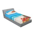 thumbnail image 2 of Ambesonne Christmas Fitted Sheet & Pillow Sham Set, Beach Sea Summer Calm, Twinxl, Multicolor, 2 of 2