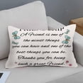 thumbnail image 5 of Throw Pillow Covers A Friend of The Nicest Things Cushion Pillow Case Home Decor Pillowcase 12x20 Inches, 5 of 6
