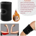 thumbnail image 4 of Fitness Magnetic Therapy Self-Heating Arm Elbow Brace Support Belt Tourmaline Pain Relief Slimming Weight Loss Strap Bandage, 4 of 7
