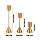 thumbnail image 3 of Metal Mini Candle Stand Set 3 Piece Christmas Decorative Aluminum Candle Stands For Candlelit Dinners And Home Decor In The Living Room, 3 of 6