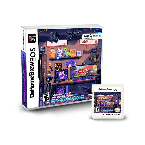 Pixel Sonic Game card 7800-in-1 DS NDS Game US Version Game Collection