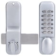 thumbnail image 1 of Mechanical Combination Lock, Waterproof No Noise Security Door Lock High Temperature Resistant  For Gate For Storage Area For Parking Lot, 1 of 8