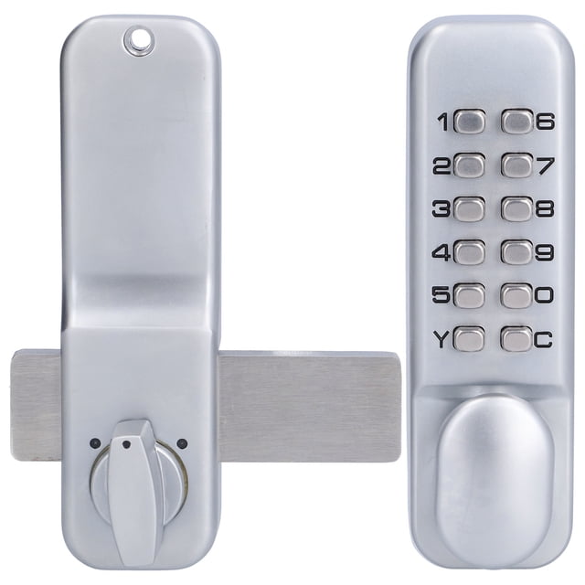Mechanical Combination Lock, Waterproof No Noise Security Door Lock High Temperature Resistant For Gate For Storage Area For Parking Lot