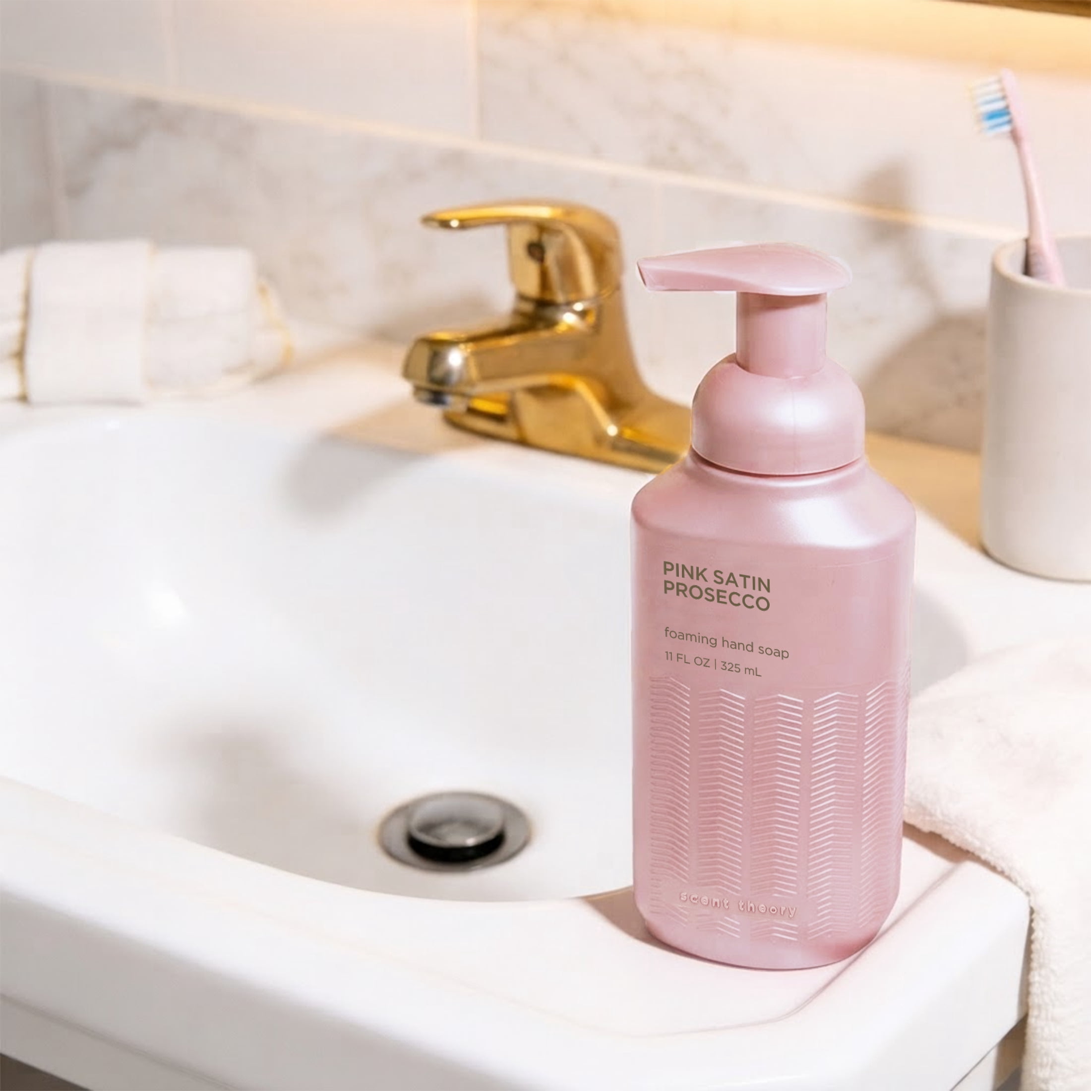 Scent Theory Foaming Hand Soap, Pink Satin Prosecco, 11 fl oz