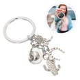 thumbnail image 4 of CIMAXIC Cowboy Theme Key Chain Backpack Pendant Creative Metal Key Ring Hanging Decor,2.95"X1.18"X0.08", 4 of 5