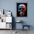 thumbnail image 7 of Diamond Art Kit for Adults, Red White Blue Skull Stitches Diamond Painting for Adults Beginners, 5D DIY Diamond Art Painting Kits, Colorful Diamond Painting Craft for Home Decor 12x16, 7 of 7