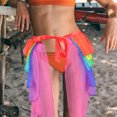 thumbnail image 1 of unbranded Falda Arcoíris Para Mujer En Tul Multicolor Ideal Para Fiesta Y Cosplay, 1 of 6