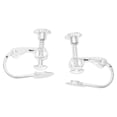 thumbnail image 3 of KLKCMS 10Pieces Adjustable Screw Earring Clips for Jewelry Findings White White, 3 of 9