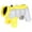 Yellow, variant on Windproof Full Body Dog Coat Warm Reflective Winter Coat for Small Dogs with D-Ring leash Waterproof Turtleneck Dog Jacket Four-Leg Windproof Puffer Jackets Snowsuit for Small Dog(Orange)