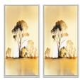 thumbnail image 2 of Designart "Golden Hour Glow in Countryside Tree II" Landscape Forest Framed Wall Art Set Of 2 - Country Yellow Gallery Wall Frame Set For Home Decor, 2 of 6