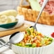 thumbnail image 2 of 1 juego de cucharas para servir, cucharas grandes, cucharas de acero inoxidable, cuchara para arroz, utensilios para servir, espátula para arroz, cuchara para sopa, cubiertos para buffet, 2 of 7