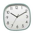 thumbnail image 5 of Wall Clock Digital Lightweight Hanging Design Non Ticking Creative Large Square Multifunction Art for Dining Room Green, 5 of 8