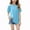 Blue, variant on tarylea Girls Tops Crochet Short Sleeve Shirts Round Neck T Shirts Loose Fitted Summer Blouses