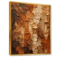 thumbnail image 2 of Designart "Essence of Tree Bark in Brown II" Landscapes Framed Wall Art - Country Brown Tree Entryway Framed Wall Art Print, 2 of 6