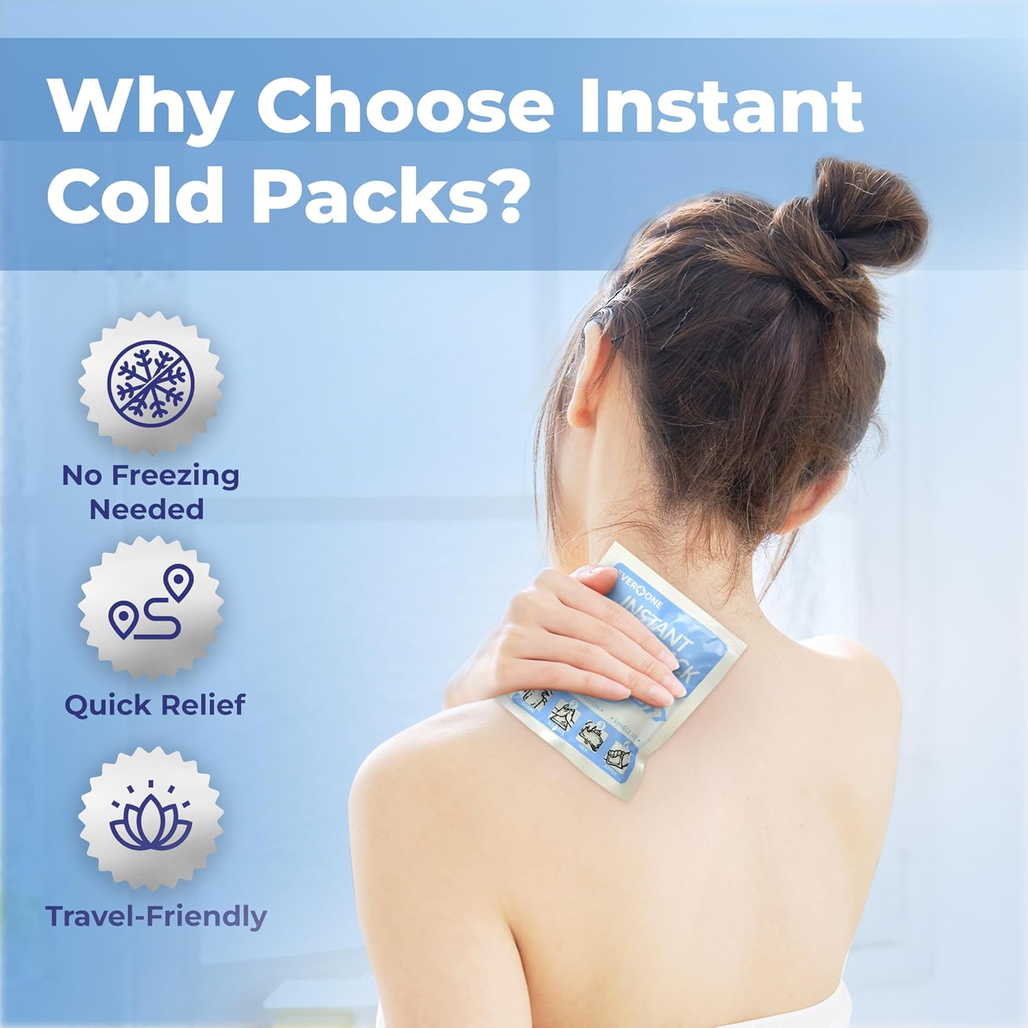 EverOne Instant Cold Pack 5 X 6, 50 Count