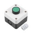thumbnail image 1 of Unique Bargains Push Button Switch Station Box Momentary NO Green, 600V 10A 1pcs, 1 of 3