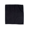 thumbnail image 2 of New Solid Color Cotton Bandanna - Black, 2 of 2