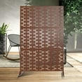 thumbnail image 3 of MAYEERTY 76 in x47 in Decorative Privacy Screen Outdoor Divider with Stand, 3 of 5