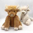 thumbnail image 2 of Scottish Handmade Highland Cattle, Highland Cow Stuffed Animal Plush Toy, 2 of 4