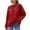 Red, variant on Ribbed Sweaters for Women Christmas Elk Cardigan Long Sleeve Crew Neck Cardigans Warm Knit Pullover Tops Loose Casual Sweatshirts Basic Winter Outfits