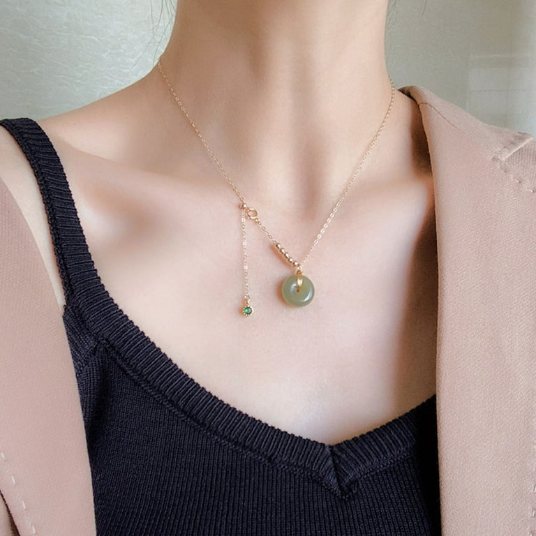 Donut on sale jade pendant