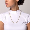 thumbnail image 4 of 14K Solid Yellow Gold 4.7mm Cable Rolo Link Chain Belcher Necklace, 4 of 8