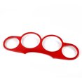 thumbnail image 1 of Cubierta de instrumento del medidor del tablero de instrumentos del automóvil para accesorios 2009-2014 Pegatinas decorativas de marco, rojo, 1 of 5