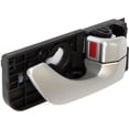 thumbnail image 3 of Interior Door Handle Compatible with 2006-2007 Hyundai Sonata Rear, Passenger Side Silver, 3 of 3