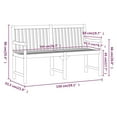 thumbnail image 4 of vidaXL Garden Bench 150 cm Solid Acacia Wood, 4 of 4