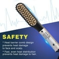 thumbnail image 5 of Beard Straightener for Men, Ionic Fast Heated Straightening Brush Hot Electric Mens Beard Comb Straightener Adjustable Temperatures, 5 of 8