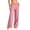 Pink, variant on Amkhujs Sweatpants Women Basic Side Pockets Straight Leg Casual Pants Elastic Waist Going Out Pants for Vacation Wear
