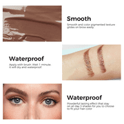 SACE LADY Eyebrow Gel Long Lasting Waterproof Smudge-proof Pigemented Tinted Eye Brow Cream Makeup Kit 0.6 Fl Oz
