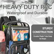 DAKIMOE Clear Backpack Heavy Duty Stadium Approved School Cute Transparent Backpacks Clear Bag Travel