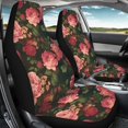 thumbnail image 4 of Psesaysky Rose Pattern Breathable Vehicle Seat Covers for Auto Interior, Polyester Fabric Anti-Scratch Front Seat Cover SUV, 4 of 9
