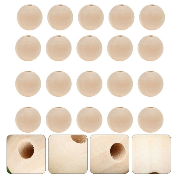 Soimiss Natural Unfinished Wood Craft Supplies 50Pack for Home Decoration Projects