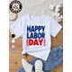 thumbnail image 1 of Youngsters' Happy Labor T-Shirt - Cute Cartoon Print, Soft Pure Cotton, All-Season Round Neck Top for Boys & Girls, Perfect for School Events & Daily Wear, Youngsters'S Playwear, 1 of 6